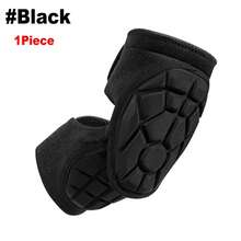 1pc Elbow Pad With Adjustable - Black - View 10
