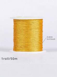 1卷/0.2/0.4/0.6/0.8毫米编织线 DIY编织手链、手链、珠宝配件、DIY珠宝制作编织绳 - 彩色 - 查看 3