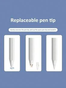 Knickfreier Stylus-Stift für (A16) 11 Zoll 11. Generation (2025 Modell), mit LED-Betriebsanzeige, kompatibel mit Modellen von 2018-2025, austauschbare Spitze, kompatibel mit 6. Gen 9,7 Zoll, inklusive USB-C Ladekabel, kompatibel mit 10. Gen, Doppeltippen auf die Oberseite des Stylus zum Ein-/Ausschalten auf 9. Gen, Ostergeschenk - Verschiedenfarbig - Übersicht 3