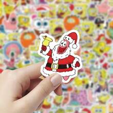 100 pezzi di adesivi a tema con Squidward Tentacles, Mr. Krabs, merchandising per fan di cartoni animati, scrapbooking, confezioni regalo, decorazioni per laptop, adesivi per borracce, decorazioni per feste - Multicolore - Visualizzare 4