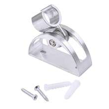 可调节旋转轻质铝制淋浴喷头固定支架壁挂式浴室配件 - 可調節 - 查看 3