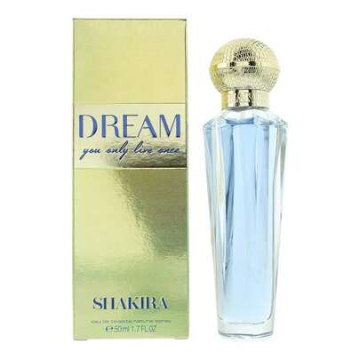  Shakira Dream You Only Live Once Womens EDT 50ml With Fragrance Gift