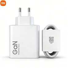 Xiaomi Original 120W Super Fast Charging Combo Global Version Type-A Power Adapter To Type-C Charging Port (Complies With European Standard Plug) With 1 Meter Data Cable, White - White - View 5