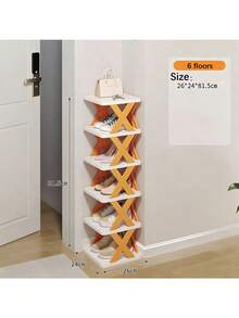 50/10/2/1 Pcs Adjustable Shoe Rack - Plastic Multi-Tier Shoe Shelf With Clear Plastic Shelves, Space-Saving Home Entryway, Closet And Bedroom Design, Easy Assembly, No Tools Required, Shoe Storage Organizer, Compact Shoe Rack, Sturdy - Multicolor - View 18