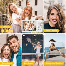 Nicamery Máy quay phim Vlog 4K Ultra HD, máy ảnh kỹ thuật số 48MP với tự động lấy nét, zoom 16X, máy ảnh chụp ảnh cầm tay di động để quay video và chụp ảnh độ nét cao, thiết bị quay phim cầm tay nhỏ gọn dành cho người mới bắt đầu, học sinh, sinh viên, du lịch, máy quay video blog, máy ảnh kỹ thuật số đa chức năng nhẹ, ổn định hình ảnh, quà tặng ngày lễ [Không bao gồm thẻ nhớ] - trắng - Xem 3