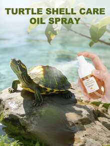 Turtle Shell Oil Spray - Restores Shine & Prevents Cracking, Moisturizing Care For Dry Turtle Shells, Reptile Skin & Shell Conditioner - Tortoise Shell Care Oil - View 2