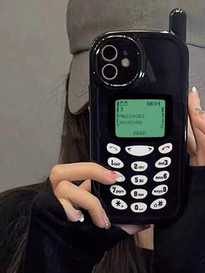 1 pieza Funda de teléfono 3D única y de moda con diseño de jefe grande, adecuada para iPhone 17 Pro Max, 17 Pro, 17, 16, 15, 14, 13, 12 Pro Max, 11, funda protectora minimalista, retro y linda a prueba de golpes