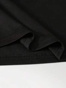 Colorful Easter Bunny And Bow Print Round Neck Casual Spring Festival Gift Women T Shirt 220g - Black - View 4