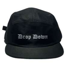 FIVE PANEL ALL BACK ORIGINAL CAP - giọt đen - Xem 3