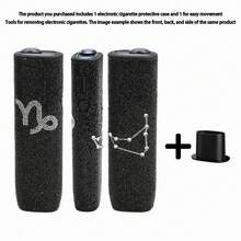 BLBLBL 1 Set Casing Pelindung Rokok Elektronik Mewah Berkilau 360° Motif Zodiak Multi-Warna untuk IQOS ILUMA I ONE & ILUMA ONE, Menggunakan Lebih dari 6770 Rhinestone, Cocok Digunakan di Bawah Lampu atau Sinar Matahari untuk Kilauan yang Lebih Memukau - Dua Belas Gaya Zodiak - View 17