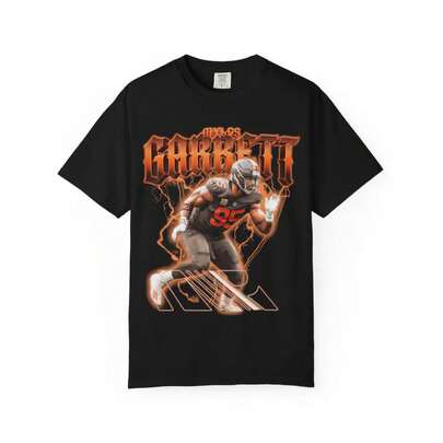 Myles Garrett Vintage T-Shirt |   Browns Retro  Tee |   Lightning Graphic Shirt |    1717