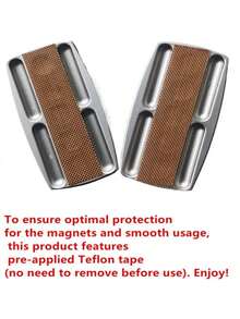 Magnetic Metal Stress Relief Toy: Coin Slider + Knob | EDC Desktop Gadget With Tactile Coin Spinner, Executive Office Toy And Adult Gift Set - Multicolor - View 8