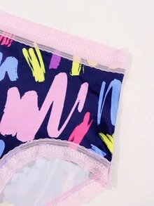 Bộ 4 quần short nữ Dircho in họa tiết lãng mạn toàn thân, chất liệu siêu mềm mại, thân thiện với da, co giãn cao, được thiết kế để mang lại sự thoải mái suốt cả ngày và phong cách ngọt ngào hàng ngày. - Nhiều màu - Xem 6