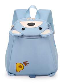 New Cartoon Pattern Children's Backpack, Suitable As Gift For Son Or Daughter - Blue - View 3