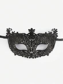 Mặt nạ ren che nửa mặt hình cáo lấp lánh, thích hợp cho tiệc Halloween, lễ hội hóa trang, mặt nạ nhựa hình cáo rỗng màu vàng che nửa mặt, mặt nạ hóa trang vui nhộn, mặt nạ lễ hội Venice, mặt nạ dự tiệc thích hợp cho các lễ kỷ niệm và trang trí Giáng sinh. - Mặt nạ ren - Xem 5