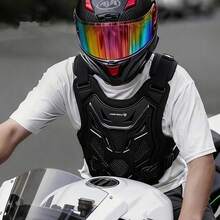 Kamizelka ochronna do motocrossu, ochraniacz klatki piersiowej i pleców, sprzęt motocyklowy dla mężczyzn i kobiet - A - Zobacz 3