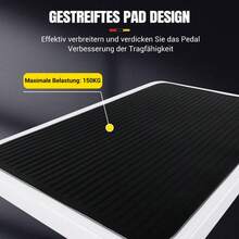 Klapptritt, 1-stufig/2-stufig, Tragkraft 680 kg, robuster Stahl-Klapptritt mit rutschfester Trittfläche, leichte und tragbare Trittleiter für Küche, Bad, Wohnmobil, Camping, Büro und Zuhause - Weiss - Übersicht 4