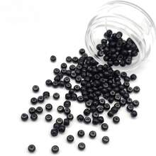 200Pcs 3.0mm Silicone Nano Rings Copper Rings With Silicone Lined Hair Beads Hair Rings Hair Extension Tools - View 10