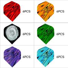 HUANQU 113件套飞镖配件套装，包含36个飞镖镖身、36个飞镖杆、5个镖翼保护套和36个弹簧环，适用于钢针/软针飞镖，提升精准度和控制力，是所有飞镖爱好者的理想之选。 - 彩色 - 查看 4