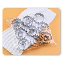 9 piezas Juego de cortadores de galletas de acero inoxidable para Pascua, kit de moldes para hornear fondant y galletas de caramelo blando, en stock - Acero inoxidable - Ver 4