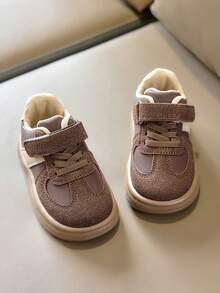 1双矫形鞋，魔术贴运动鞋，防滑耐磨轻便，男女童幼儿园幼儿鞋，婴儿春秋季休闲运动鞋 - 棕色 - 查看 2