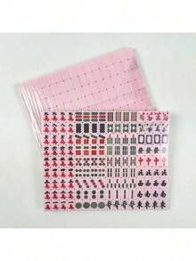 一套麻将游戏套装，2厘米/2.4厘米传统迷你中国麻将游戏套装，含144张牌，旅行麻将，互动游戏，派对游戏，节日游戏，创意小礼物，旅行游戏，生日派对用品，生日礼物 - 彩色 - 查看 9