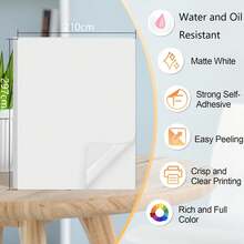 10/20pcs Inkjet Printable Stickers, White Matte Sticker Paper, Full Page Labels For Inkjet Printer, A4 Size - A4 - View 2