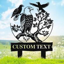 Vintage Garden Stake With Customizable Address And Animal Theme 1pc Christmas Decorative Yard With Stand Floor Mount For Home And Wedding Decor Without Electricity Or Batteries - I - View 12