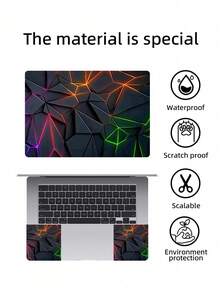 Pegatina de piel para computadora portátil de 15,4 pulgadas y 15,6 pulgadas, cubierta de vinilo para protección de arte de portátil (incluye 2 pulseras de piel) - Ver 9