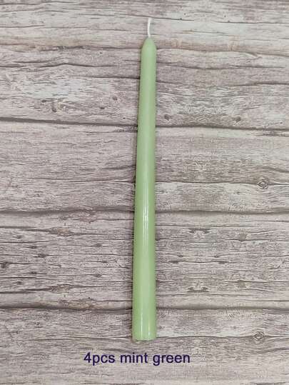 4pcs 10-Inch Wax Candles, New Packaging Anti-Slip, Smokeless Odorless Real Wax Romantic Dinner Candles, Wax Tree Candles, Ramadan Prayer Candles, Eid Celebration Candles, Pyramid Candles, Valentine's Day Romantic Atmosphere Candles, Wedding Proposal Decoration, Restaurant Dining Atmosphere Candles, Church Prayer Candles, Suitable For Holidays, New Year Celebrations