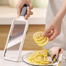 2pcs/1pc Cabbage Grater, Salad Slicer, Multi-Functional Vegetable Shredder And Slicer, Cabbage Shredder, Black/White, Vegetable Slicer, Cabbage Shredder, Salad Cucumber Potato Slicer, Shredder, Salad Shredder Tool, Vegetable Shredder, Kitchen & Dining Accessories, Vegetable Fruit Tools, Chopper And Slicer, Household Essential, Kitchen Essential, Kitchen Useful Tool - Multicolor - View 23