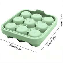 Aimall Rose Silicone Ice Ball Mould Box Ice Compartment Tray For Home Bar Drink Making - 查看 9