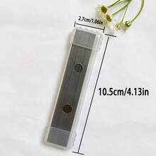 1/4 件装磁性马桶清洁器，持久耐用，不含化学物质，不留污渍，浴室配件，浴室工具 - 黑色 - 查看 3