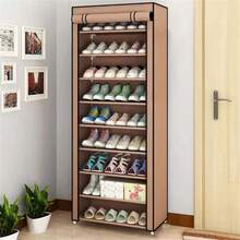 BANBERS 6/8/10 Tier Shoe Rack With Dustproof Cover Shoe Shelf Storage,Portable Shoe Shelf With Nonwoven Fabric Cover For Closet Hallway,Bedroom,Entryway,Grey - 8 lớp màu xám - Xem 6