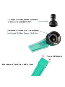 草坪洒水器，自动微雾喷灌系统，花园浇水桶，农用灌溉软管，可喷洒或滴灌，适用于草坪、花园和蹦床游乐区冷却水流 - A - 查看 9