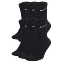 Nike Athletic Socks&Backpacks Dry Cushion Crew Training Anti-Slip Sweat Absorption Lightweight 6 Pairs SX4446-001&DD0562-010 - 黑與白 - 查看 4