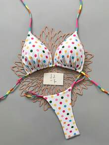 Conjuntos de bikini para mujer para vacaciones y playa - Multicolor - Ver 2