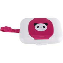 Estuche para toallitas de viaje, dispensador portátil de toallitas para bebé, dispensador portátil de toallitas húmedas para bebé, caja reutilizable para toallitas húmedas para cochecito VIZ0 - RojoBlanco - Ver 12