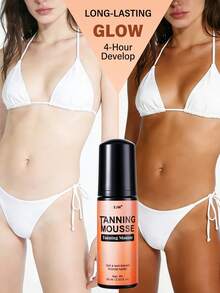 自晒美黑慕斯 - 打造深邃古铜色，无需日晒即可拥有自然肤色，快速打造古铜光泽，面部及身体适用 - 黑色 - 查看 2