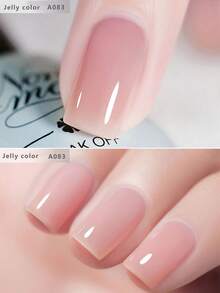新款裸色美白指甲油，含透明底油、黑色底油、UV灯卸甲油、亮面和哑光面油，适用于美甲凝胶、亚克力按压式美甲贴片，持久耐用，是美甲DIY的理想之选，也是送给女性的美容礼物。 - 彩色 - 查看 17