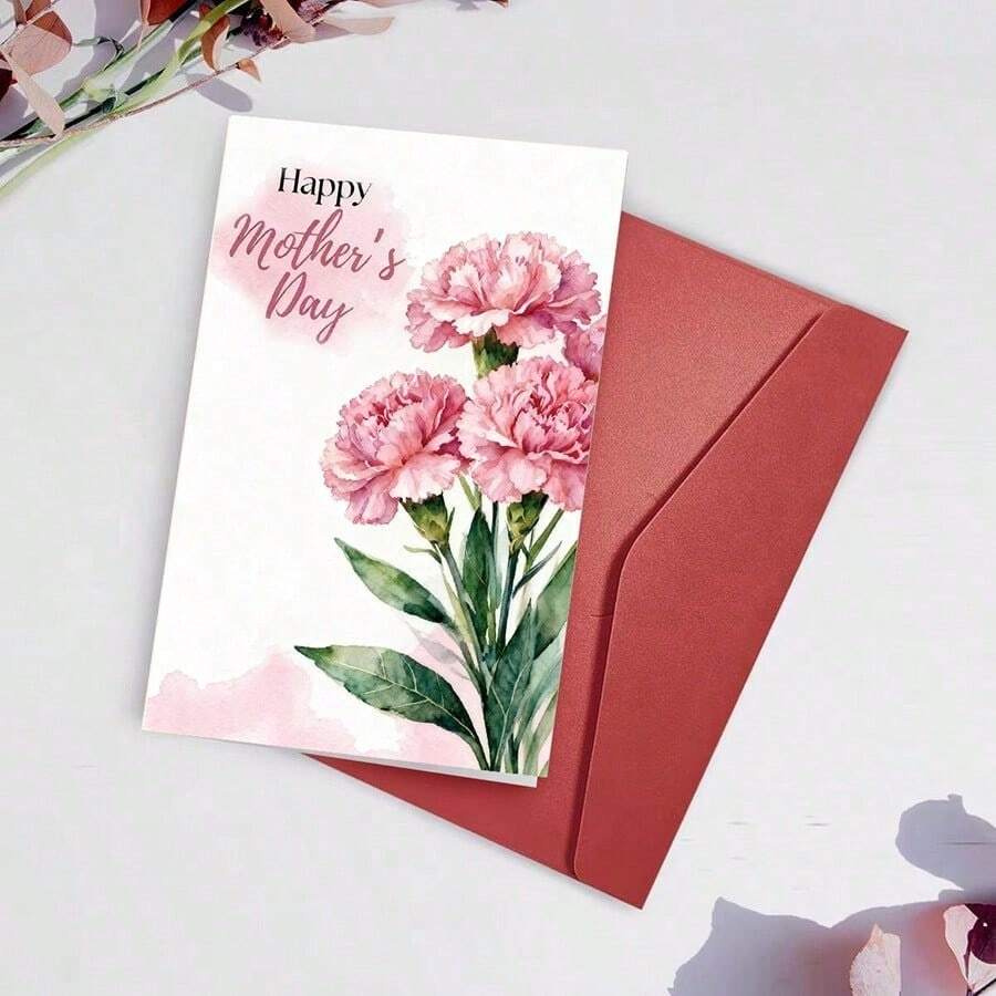 1 Thiệp chúc mừng dành cho Mẹ và Bà, Thiệp Ngày của Mẹ, Có thể dùng làm quà tặng cho Mẹ, Bà hoặc người lớn tuổi trong gia đình, Thiệp Ngày của Mẹ, Bao gồm cả phong bì, Món quà lý tưởng - A - Xem 1