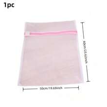1/3/4 Pcs Zipper Mesh Laundry Bag, Honeycomb Washing Bag, Suitable For Clothes, Shirts, Bras, Socks, Underwear, Travel Storage Bag, Spring, Minimalism, Summer Tops, Improved Foldable Wire Storage Basket, Foldable Window Sill Storage Rack, Large Capacity Storage Box, Lingerie Washing Bag, Bedroom Laundry Essentials, Back To School Supplies, College Dorm Must-Haves, Laundry Bag, Travel Essentials, Travel Dirty Clothes Bag - Pink - View 20