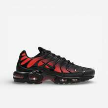 Nike Air Max Plus Black Light Crimson (GS) - Black - View 1