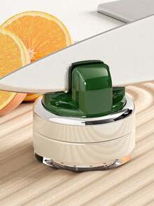 1PC Suction Cup Knife Sharpener Professional Kitchen Tool Wall Mounted Scissor Blade Sharpening Stone Manual Home Use - Multicolor - View 3