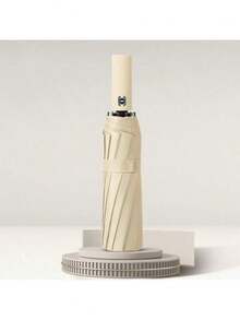 双骨黑胶自动伞，加厚耐用伞骨，三折伞，抗紫外线折叠伞 - 彩色 - 查看 15