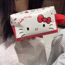 SANRIO Túi đựng mỹ phẩm , túi đựng đồ dùng vệ sinh cá nhân du lịch dung tích lớn, túi trang điểm chống thấm nước, vật dụng cần thiết khi đi du lịch, túi đựng đồ trang điểm, cũng có thể dùng làm hộp đựng bút chì cho học sinh, quà tặng tựu trường (có thể lau sạch nếu hơi bẩn) - Nhiều màu - Xem 8