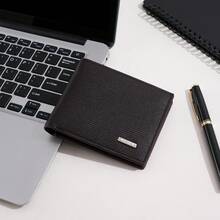 Short Striped Men's Wallet, PU Wallet, Coin Purse, Wallet, Zipper Wallet, In Stock - Multicolor - View 6