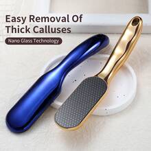 纳米玻璃足锉，足部刮痧板，去茧器，足部柔滑SPA工具，适用于足部护理和指甲护理 - 彩色 - 查看 11