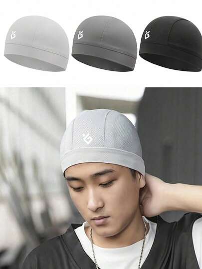 1pc Summer Cycling Helmet, Running Fitness Sports Cap, Breathable Sweat-Wicking Dust-Proof Sun Protection Hat