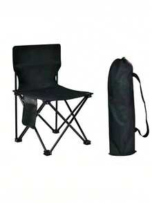 1pc Outdoor Folding Chair, Travel Resting Chair, Sketching Chair, Beach Picnic Leisure Chair, Fishing Stool, Outdoor Travel Essential - Multicolor - View 12
